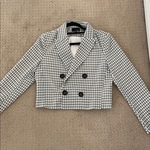 Lucy Paris plaid blazer